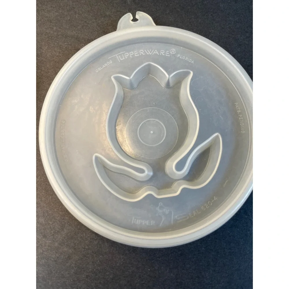 Vintage Tupperware Jello Mold Set‎ Jel N Serve Sheer 5 Interchangeable Seals